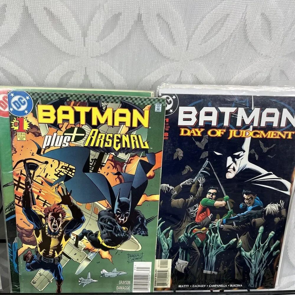 14 Batman One‎ Shot Underworld Day Of Judgement Faces Evil Jokers Asylum Manbat